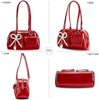 Y2k Shoulder Bag Purse For Women,Japanese Ita Bag Cute Red